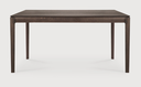 Table 160x80cm Chêne brun Bok