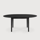 Table allonges 129/179cm Chêne noir Bok