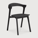 Chaise de jardin Teck noir / pas de coussin Bok