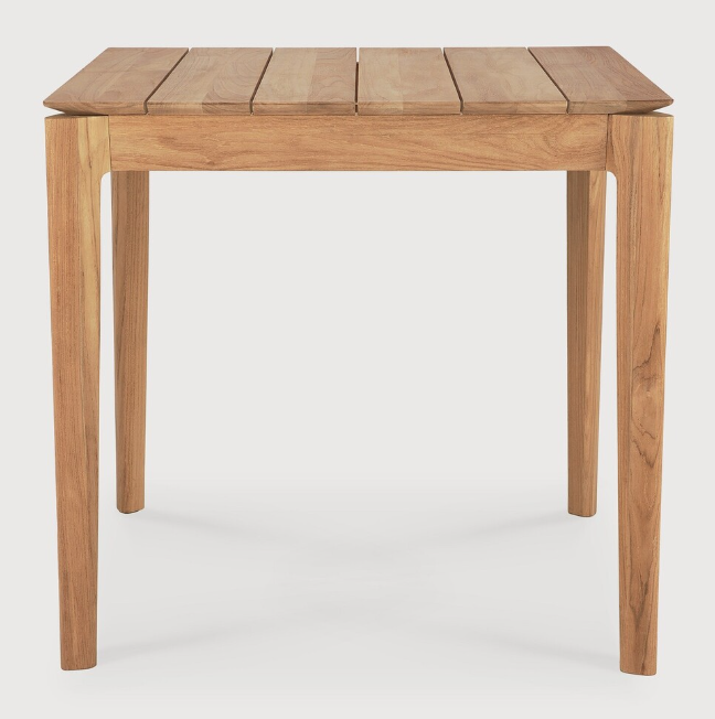 Table de jardin 80x80cm Teck Bok