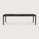 Table de jardin 250x100cm Teck noir Bok