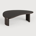 Table 90x61x29cm Acacia Brun foncé Boomerang