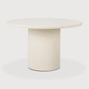 Table de repas 125x125x76cm Microciment Elements