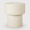Table d'appoint 41x41x47cm Microciment Elements