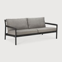 Canapé 2 places Teck noir/ coussin Mocha Jack