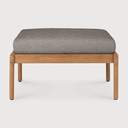 Repose-pieds de jardin Teck / coussin Mocha Jack