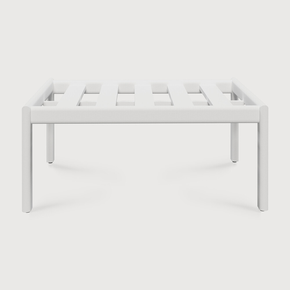 Repose-pieds de jardin Aluminium blanc / pas de coussin Jack
