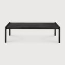 Table basse de jardin 120cm Teck noir Jack