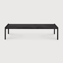 Table basse de jardin 150cm Teck noir Jack