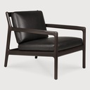 Fauteuil intérieur Acajou brun foncé / Black Leather Jack