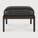 Repose-pieds Acajou brun foncé / Black Leather Jack