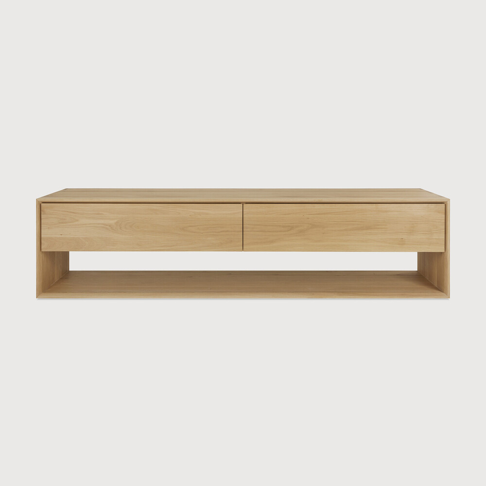 Meuble TV 180cm Chêne Nordic