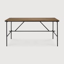 Bureau 160x80cm Teck Brun Oscar