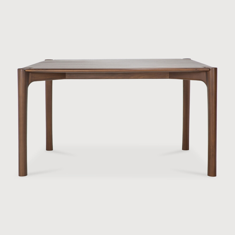 Table de repas 140cm Teck Brun PI