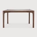 Table de repas 140cm Teck Brun PI