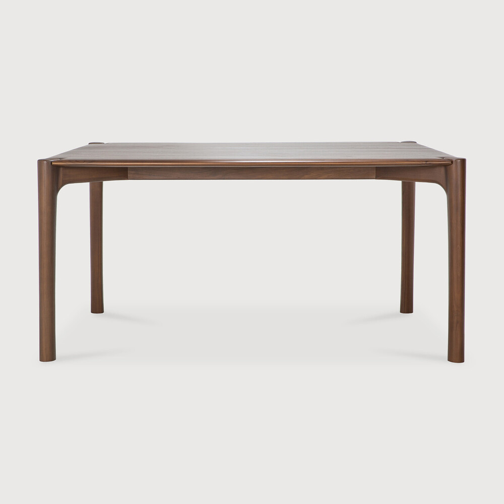 Table de repas 160cm Teck Brun PI