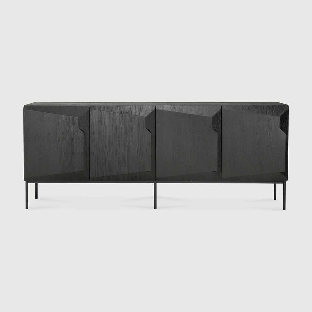 Buffet 200cm Chêne noir Stairs