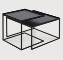 Set de tables basses à plateaux Carré small/large Tray