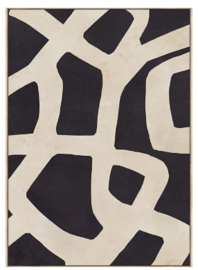 Tableau ROOTS noir & blanc