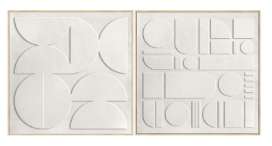 Tableau ASS.3D ART blanc