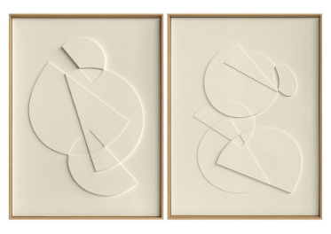 Tableau ASS.3D ART blanc