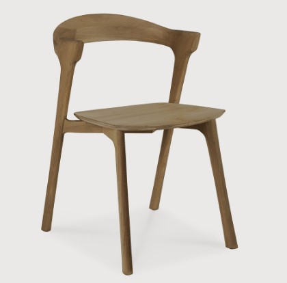 [10156] Chaise Teck sans revetement Bok