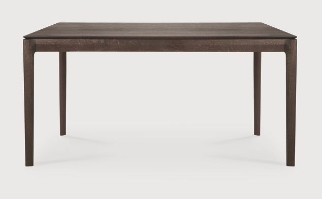 [51556] Table 160x80cm Chêne brun Bok