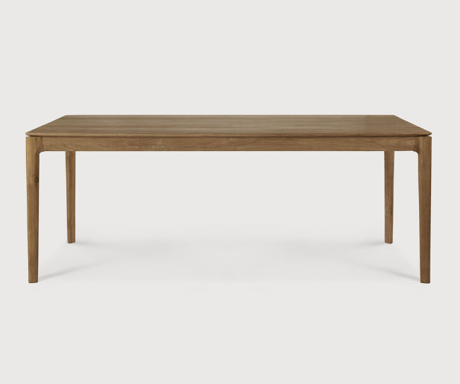 [10160] Table 200x95cm Teck Bok