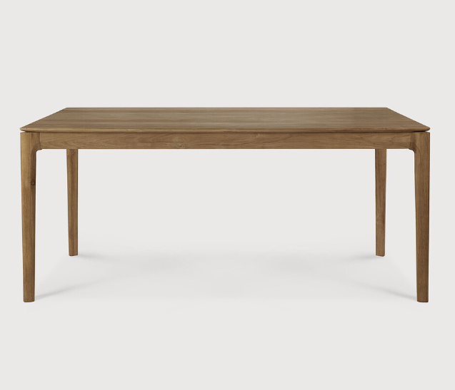 [10159] Table 180x90cm Teck Bok