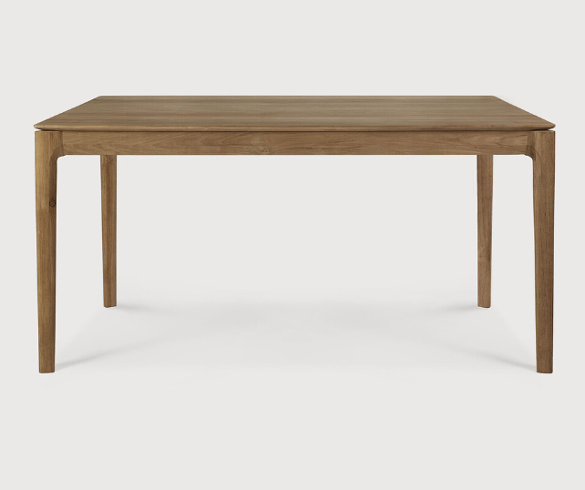 [10158] Table 160x80cm Teck Bok