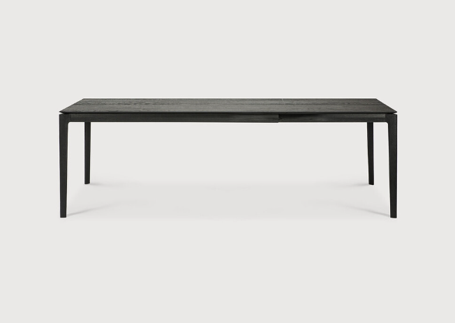 [51543] Table allonges 160 x 240cm Chêne noir Bok