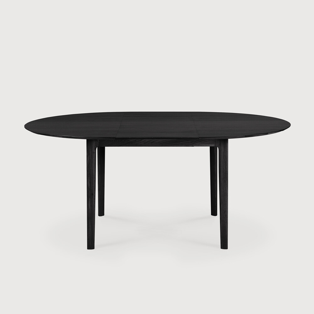 [51528] Table allonges 129/179cm Chêne noir Bok