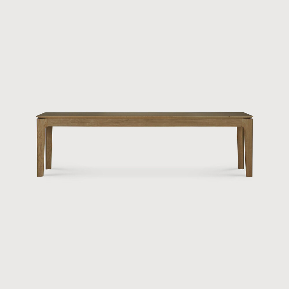 [10148] Banc 166cm Teck Bok