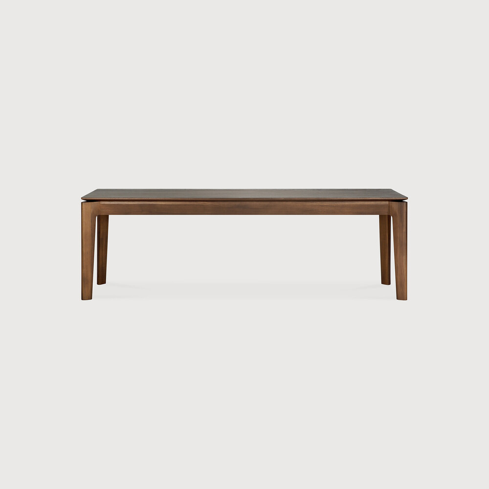 [10677] Banc 146cm Teck brun Bok