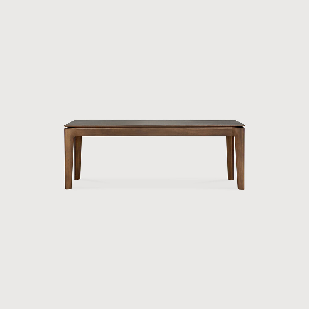 [10676] Banc 126cm Teck brun Bok
