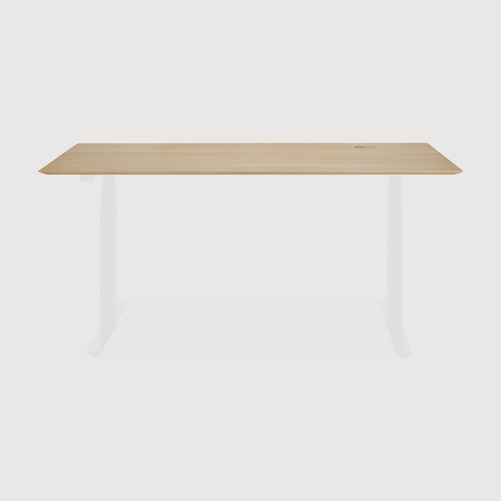 [51571] Bureau 160x80cm Plateau chêne /sans pieds  Bok