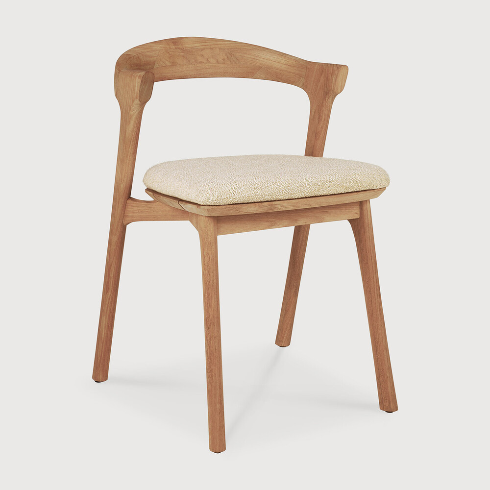 [10353] Chaise de jardin Teck / coussin Natural Bok