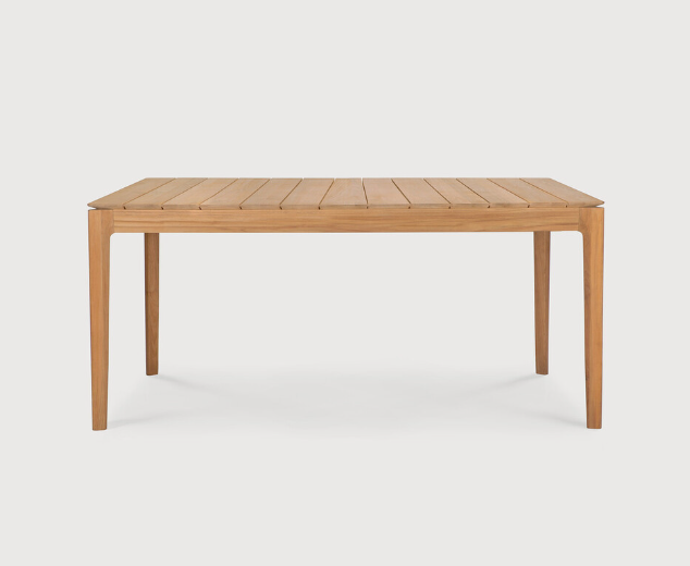 [10269] Table de jardin 162x80cm Teck Bok