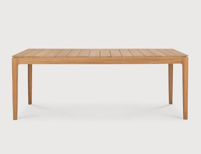 [10270] Table de jardin 200x100cm Teck Bok