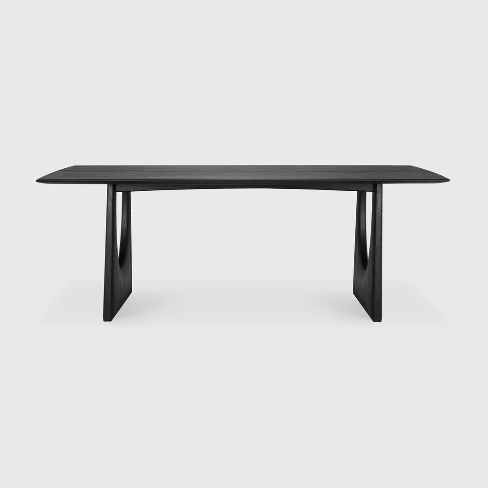 [53058] Table de repas 220cm Chêne noir Geometric