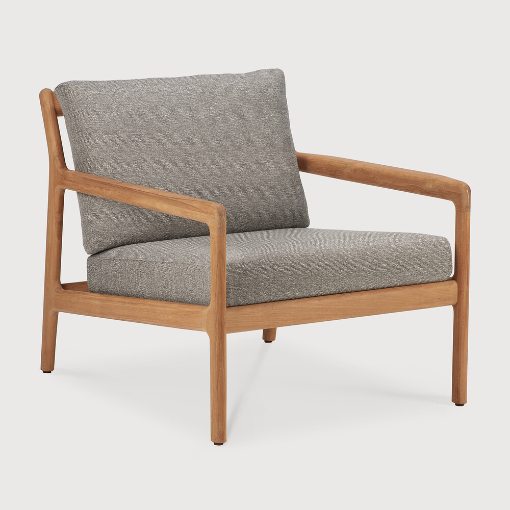 [10253] Fauteuil de jardin 1 place Teck / coussin Mocha Jack