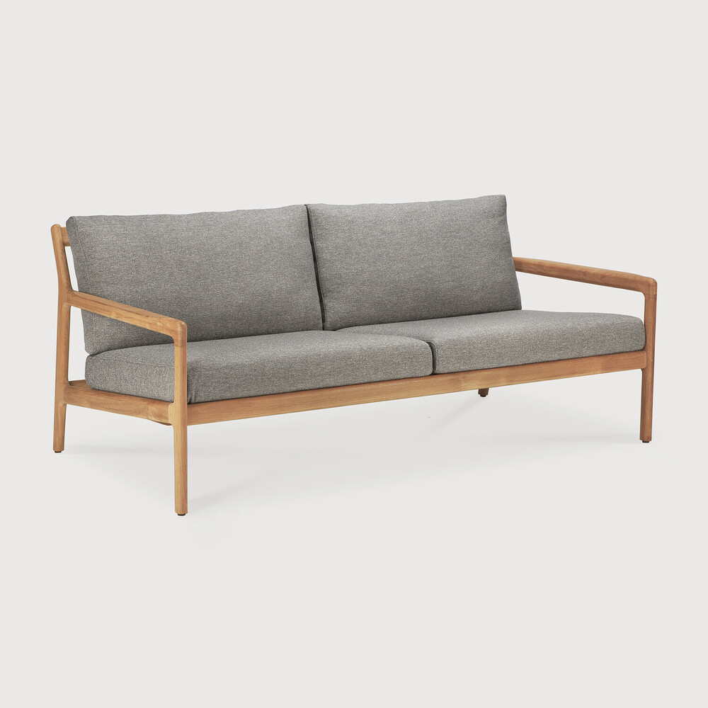[10254] Canapé 2 places Teck / coussin Mocha Jack