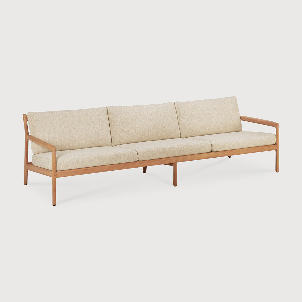 [10242] Canapé 3 places Teck  / coussin Natural Jack