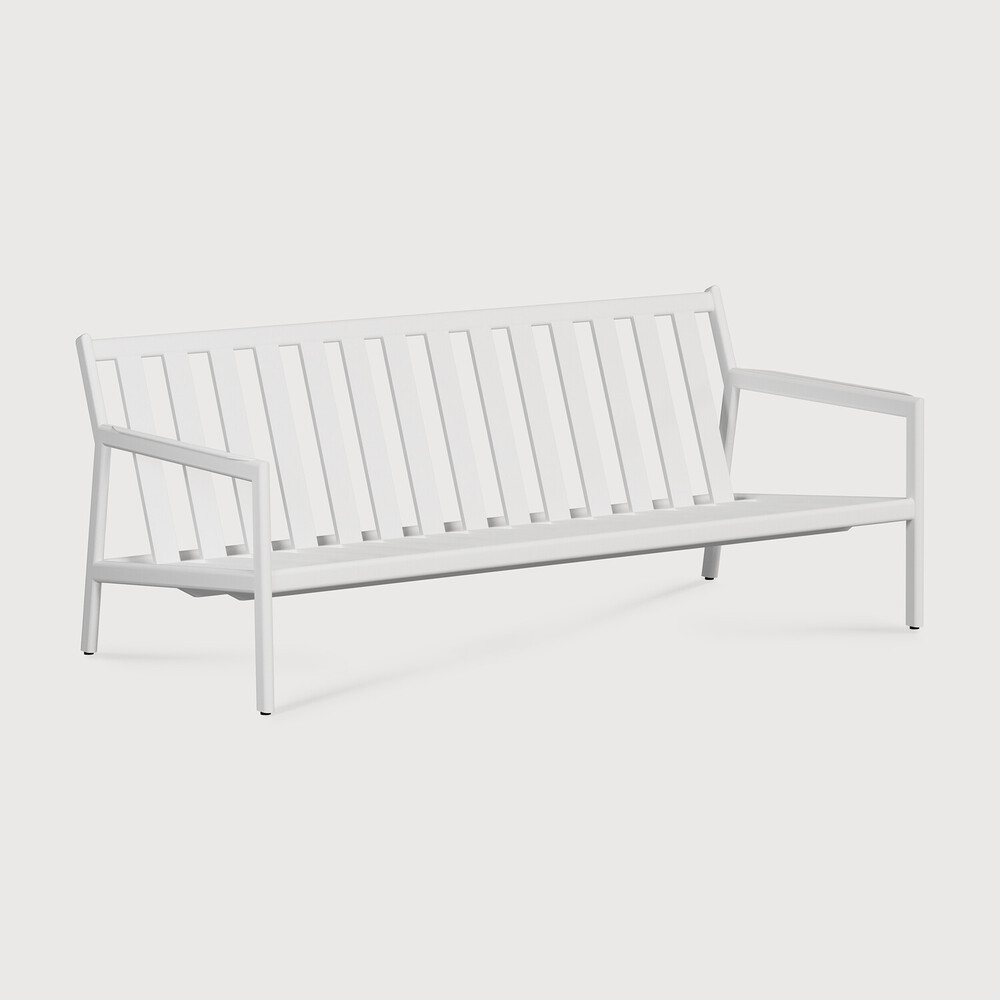 [60556] Canapé 2 places Aluminium blanc / pas de coussin Jack