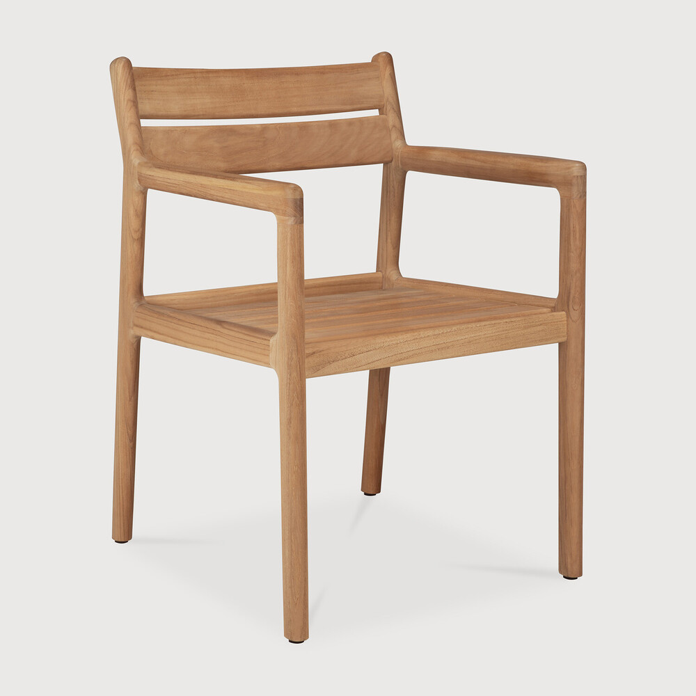 [10284] Chaise extérieur Teck / pas de coussin Jack