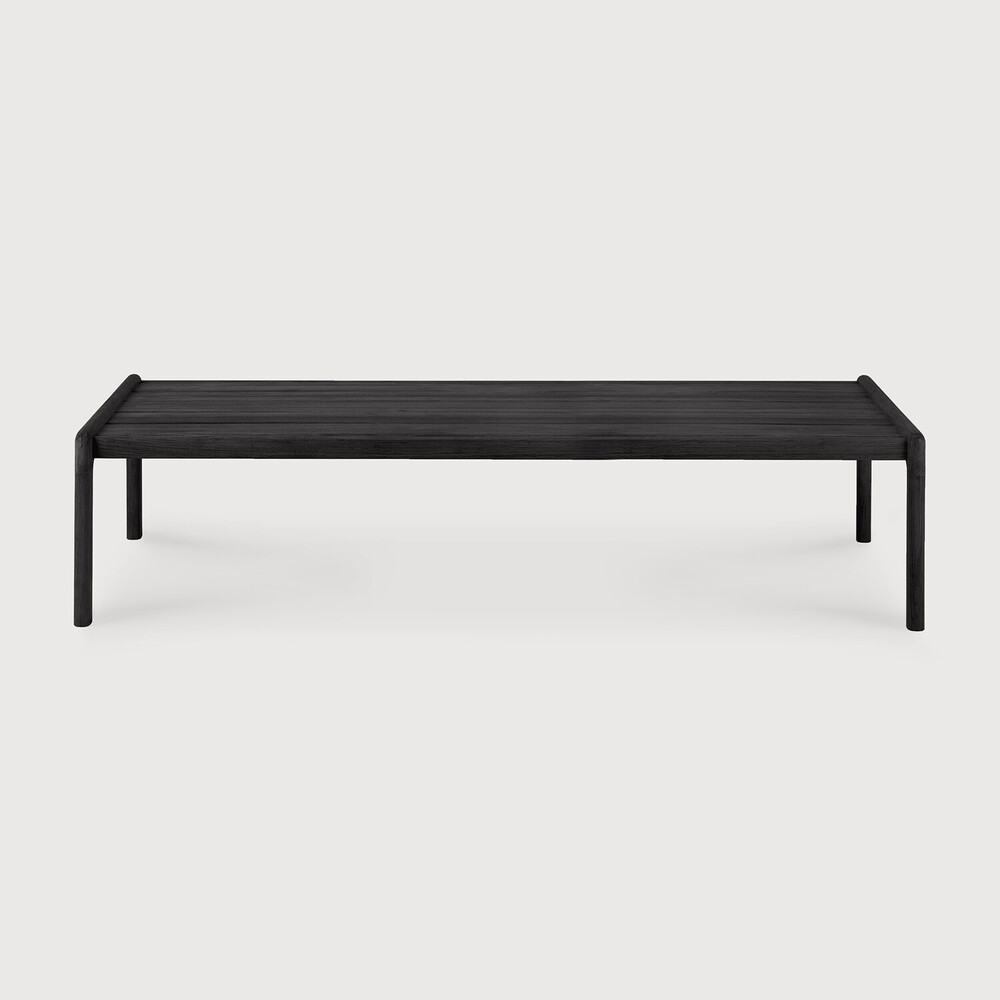 [10246] Table basse de jardin 150cm Teck noir Jack