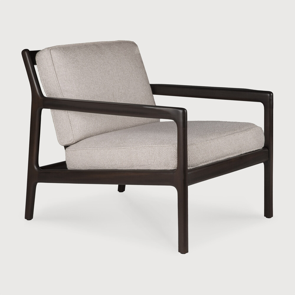 [35102] Fauteuil intérieur Acajou brun foncé / Ivory Jack