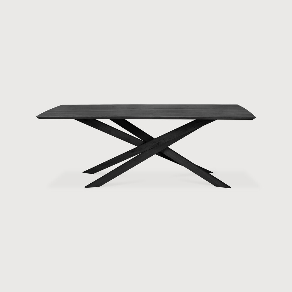 [50176] Table repas 280cm Chêne Noir Mikado