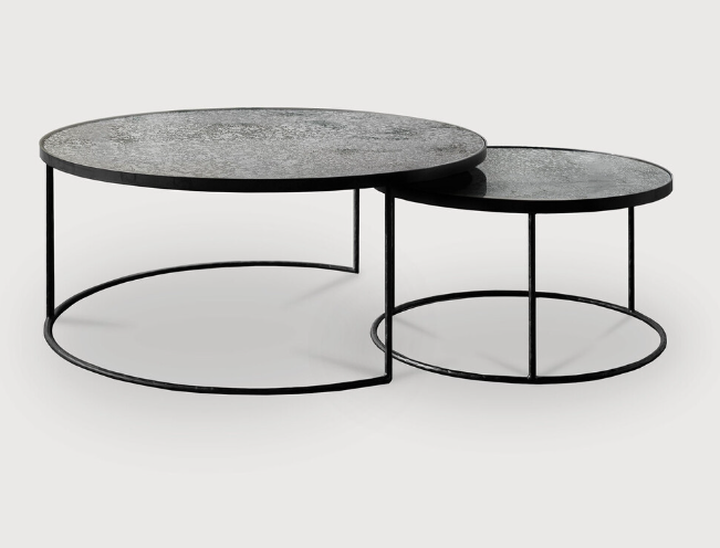 [20722] Table basse gigogne Clear Nesting