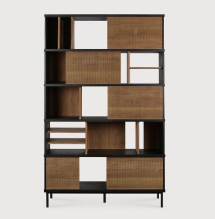 [10144] Etagère Teck Oscar